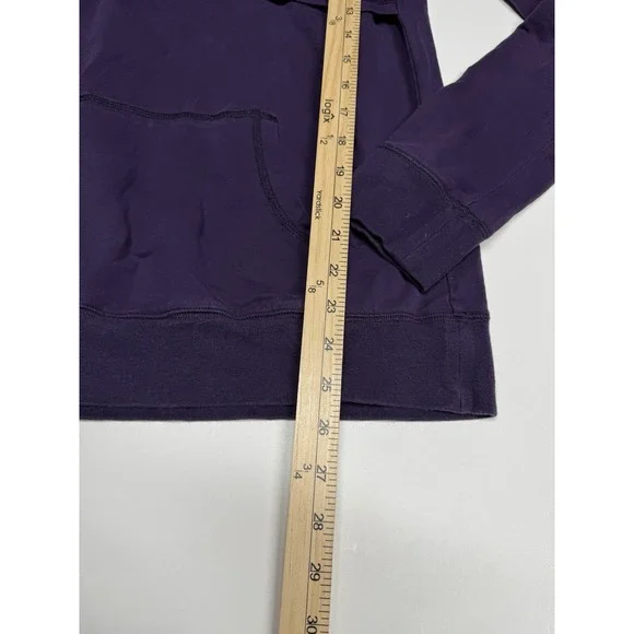 2 Latched Mama Purple Cowl Neck And Hooded Gray Sweatshirt size Large - Picture 11 of 15